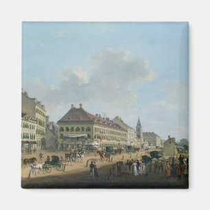 Imán Viena, la "promenade", 1824 (aceite en lona)