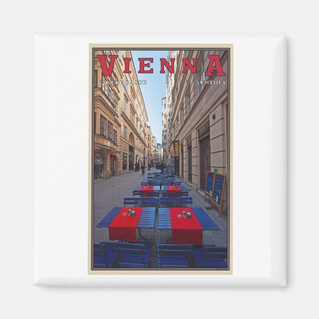 Imán Viena - Naglergasse (Frente)