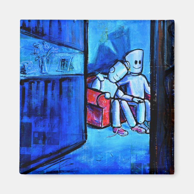 Imán Viendo la película juntos. (Frente)