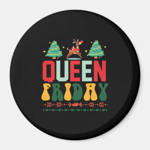 Imán Viernes de la Reina de Regalo de Navidad