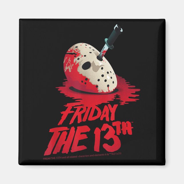 Imán Viernes El diseño de Halloween de la 13.ª Máscara (Frente)