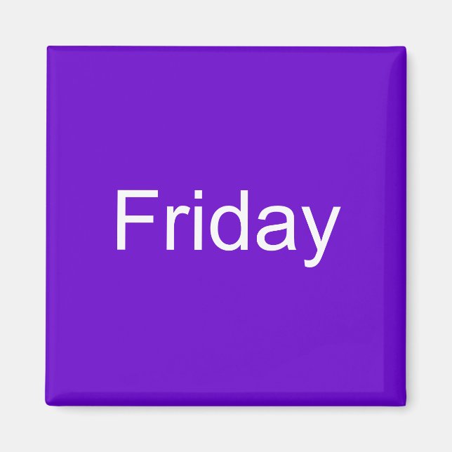 Imán Viernes Magnet (Frente)