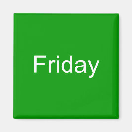 Imán Viernes Magnet