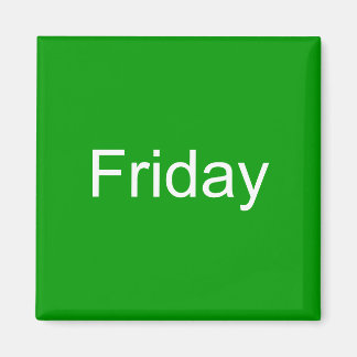 Imán Viernes Magnet