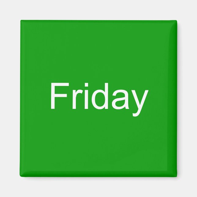 Imán Viernes Magnet (Frente)