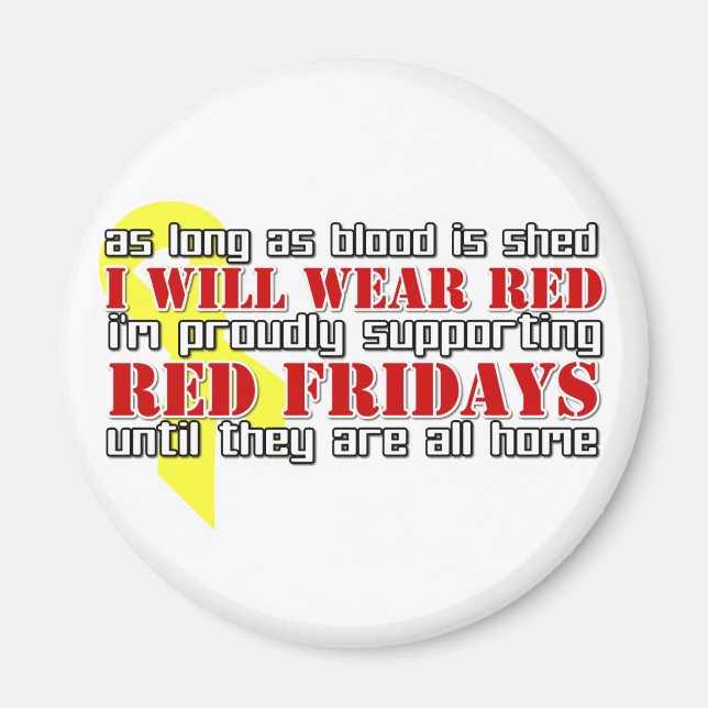 Imán Viernes Rojos (Frente)