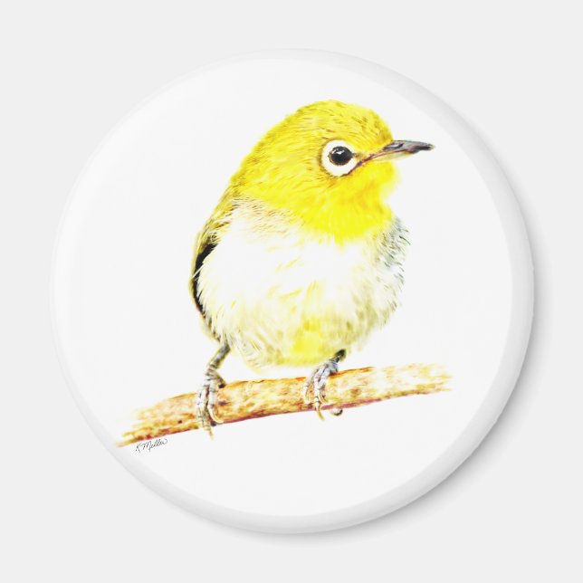 Imán Viero amarillo (Frente)