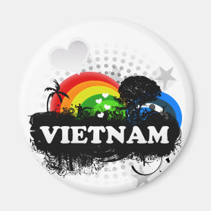Imán Vietnam con sabor a fruta lindo