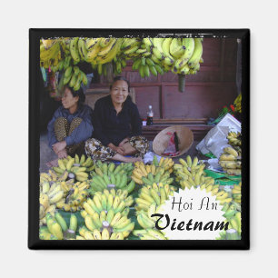 Imán Vietnam, Hoi An market, Bananas (imán)