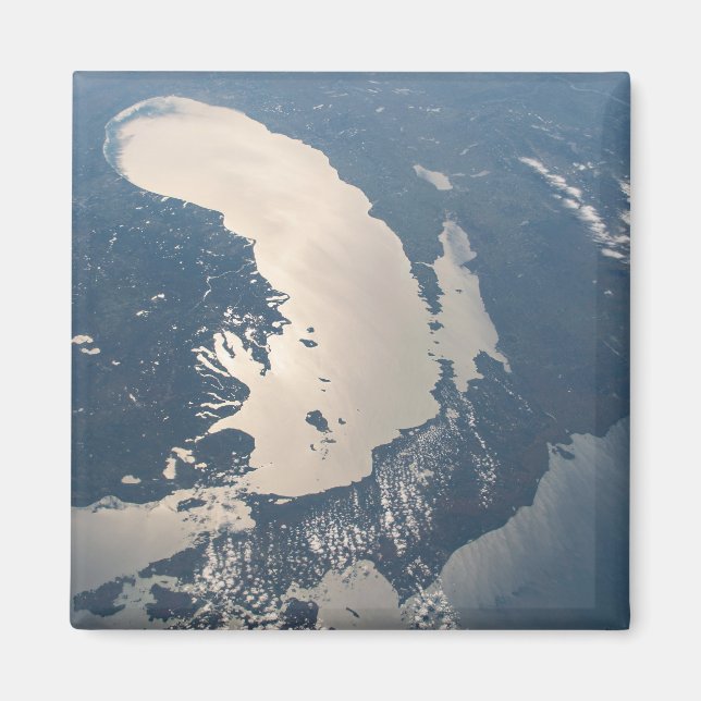 Imán Vigas Sunglint frente al lago Michigan (Frente)