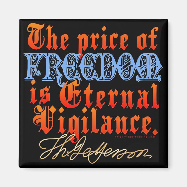 Imán Vigilancia eterna (Frente)