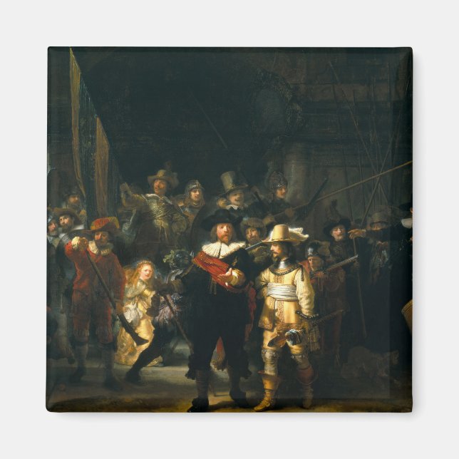 Imán Vigilancia nocturna - Rembrandt (Frente)