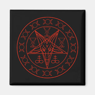 Imán Vigilia de la triple luna de Baphomet y sigilia de