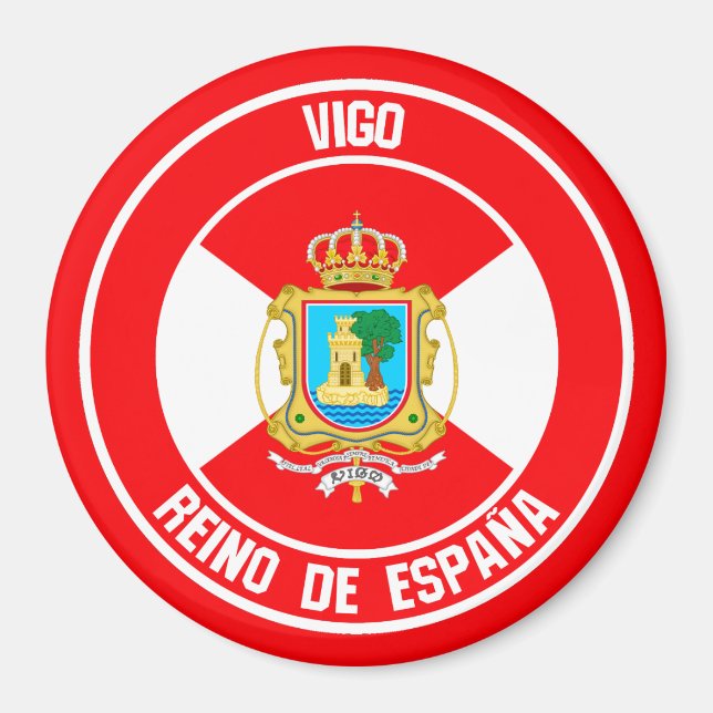 Imán Vigo Round Emblem (Frente)