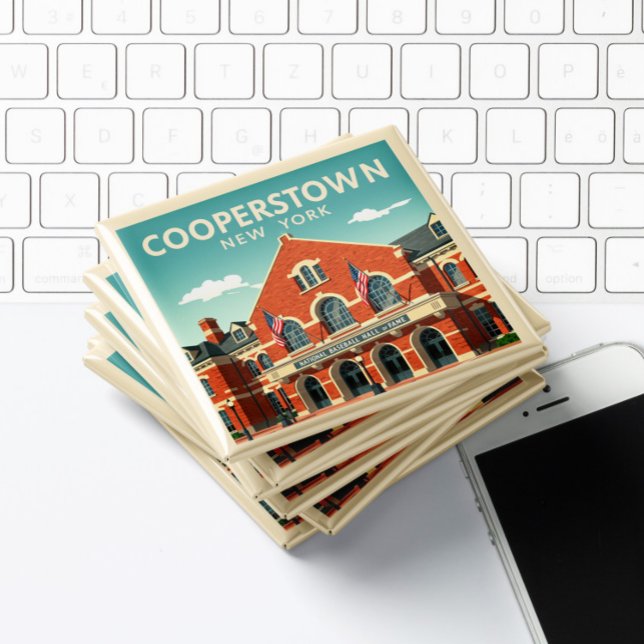 Imán Viintage Cooperstown New York (Subido por el creador)