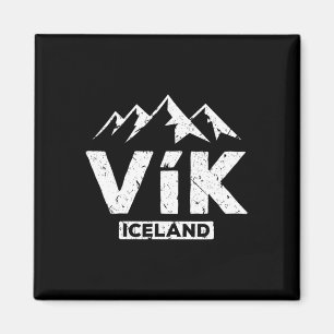 Imán Vik Islandia Orgullo islandés arena negra playa de