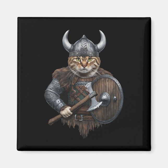 Imán Viking Cat (Frente)