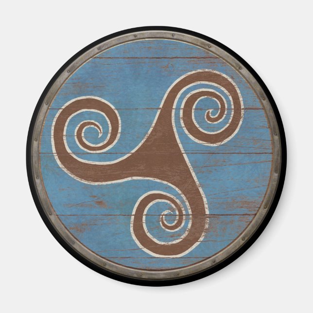 Imán Viking Shield Magnet - Triskele (Frente)