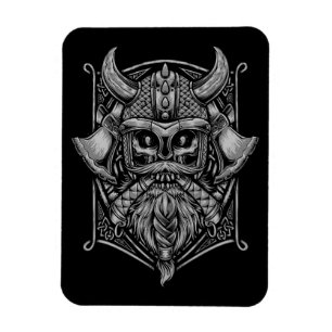 Imán Viking Skull Magnet