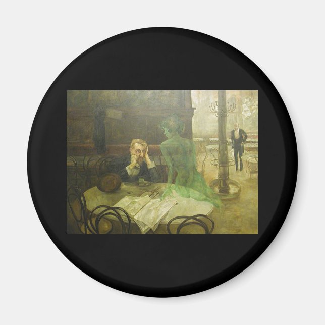 Imán Viktor Oliva. Absinthe Drinker (Frente)