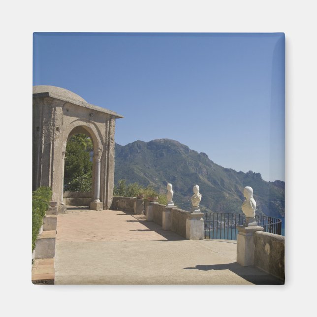 Imán Villa Cimbrone, Ravello, Campania, Italia (Frente)