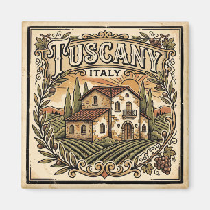 Imán Villa italiana de la Toscana antigua Italia