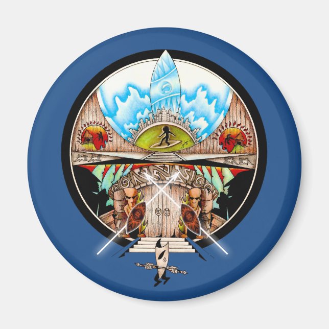 Imán Villa Tiki (Frente)