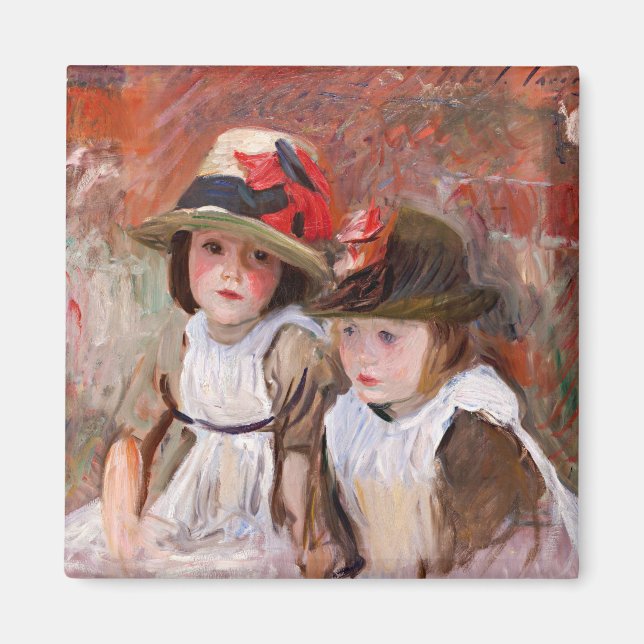 Imán Village Children, obras de arte famosas, (Frente)