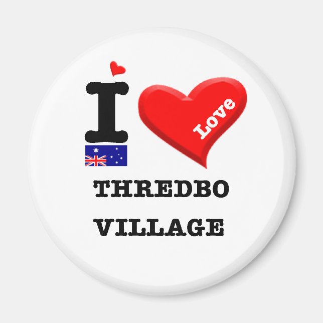 Imán VILLAGE THREDBO - Amo (Frente)