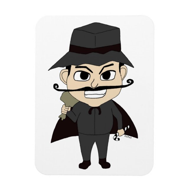 Imán villano navidad (Vertical)