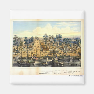 Imán Ville de Sacramento, 1849.