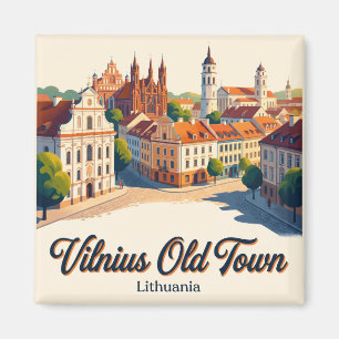 Imán Vilnius casco antiguo Lituania