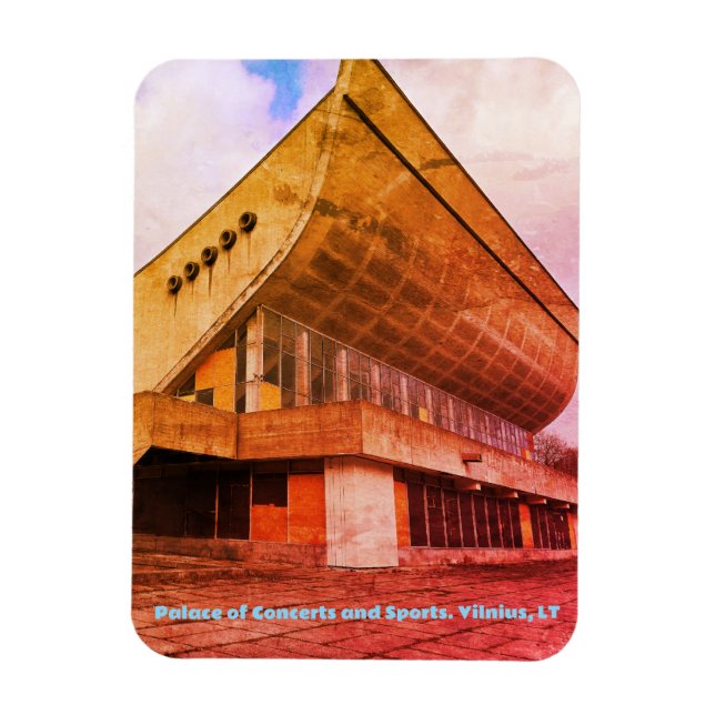 Imán Vilnius, LT Palacio de Conciertos y Deportes Sovié (Vertical)