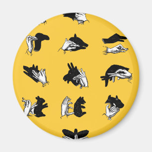 Imán Vimiantes Juegos de Sombra de Marionetas de Mano