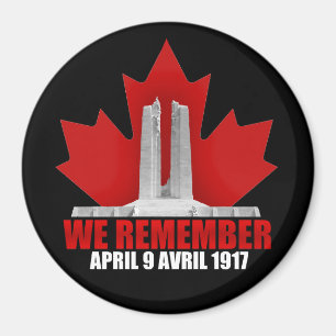Imán Vimy Ridge que recordamos