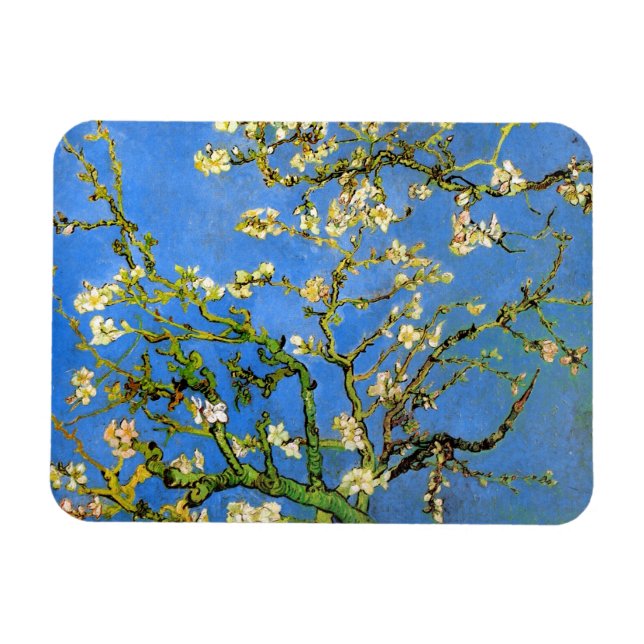Imán Vincent Van Gogh - Almendro en Flor Arte Fino (Horizontal)
