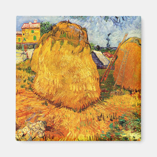 Imán Vincent Van Gogh - Almiares en Provenza Arte Fino