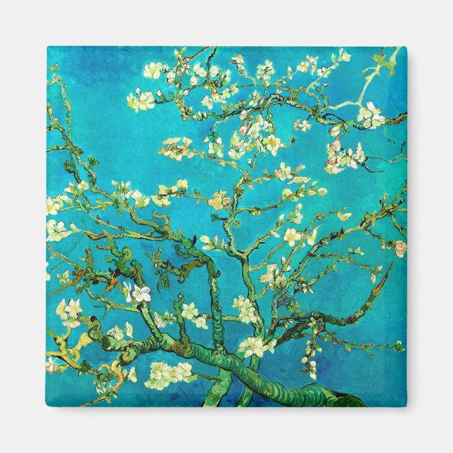 Imán Vincent Van Gogh Almond Blossom Bella Artes Magnet (Frente)