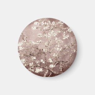 Imán Vincent Van Gogh Almond Blossoms Beige Taupe