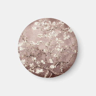 Imán Vincent Van Gogh Almond Blossoms Beige Taupe