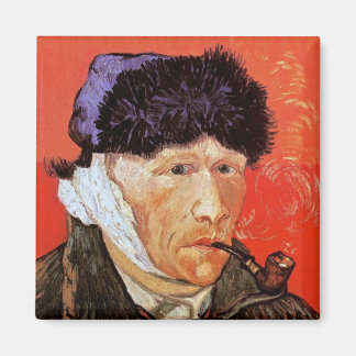 Imán Vincent Van Gogh - Autoretrato Con Oreja Envenenad