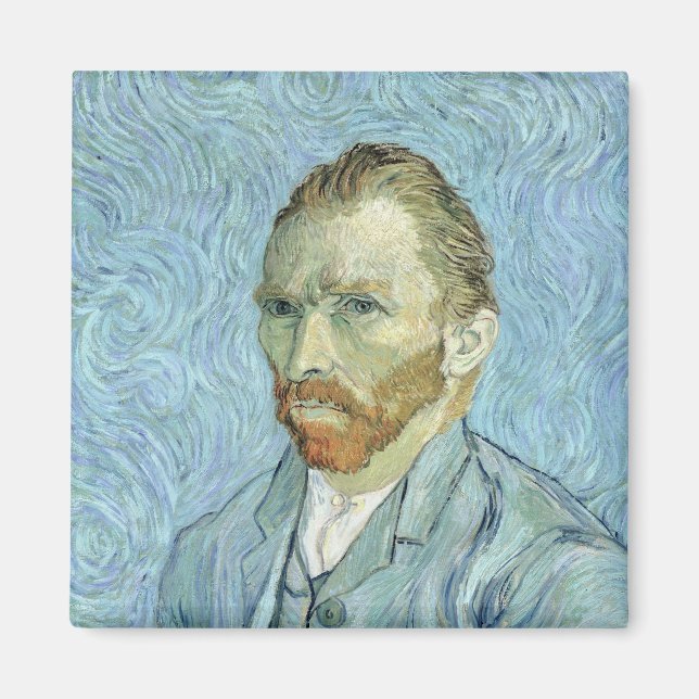 Imán Vincent van Gogh | Autorretrato, 1889 (Frente)