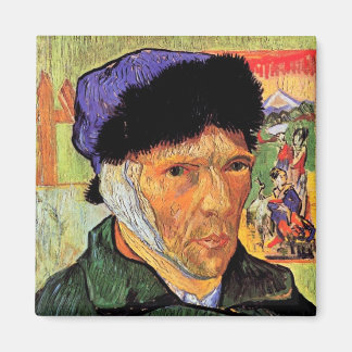 Imán Vincent Van Gogh - Autorretrato con la oreja venda