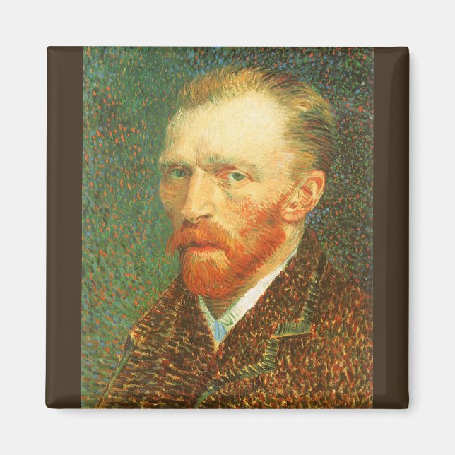 Imán Vincent van Gogh - Autorretrato de Van Gogh (Frente)