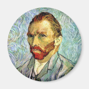 Imán Vincent Van Gogh - Autorretrato verde Arte fino