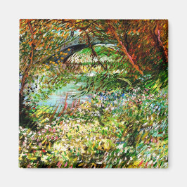 Imán Vincent Van Gogh - Bancos del Sena en primavera