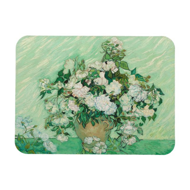 Imán Vincent Van Gogh, Base de Rosas, Rosas En El Caso (Horizontal)