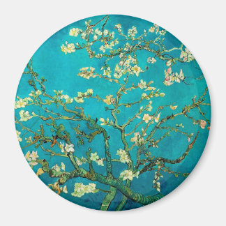 Imán Vincent Van Gogh Blossoming Almond Tree Floral Art