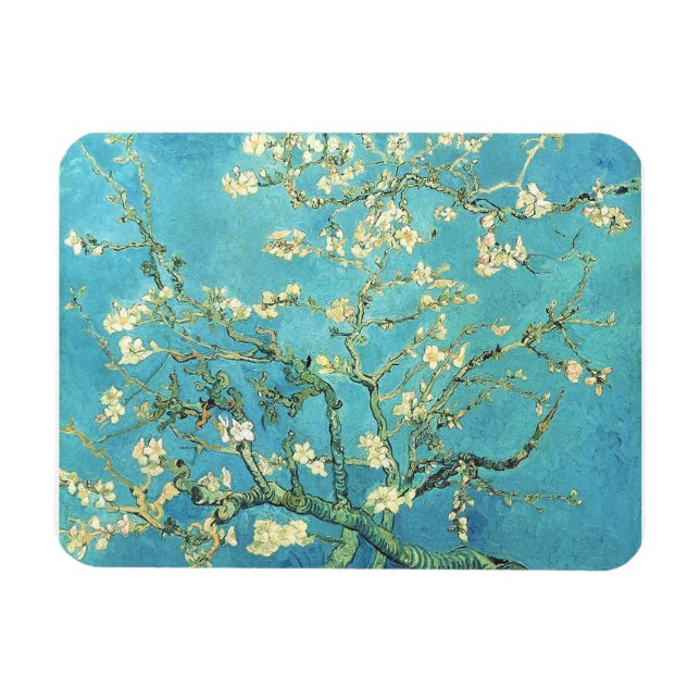 Imán Vincent van Gogh Blossomong Almond Tree (Horizontal)