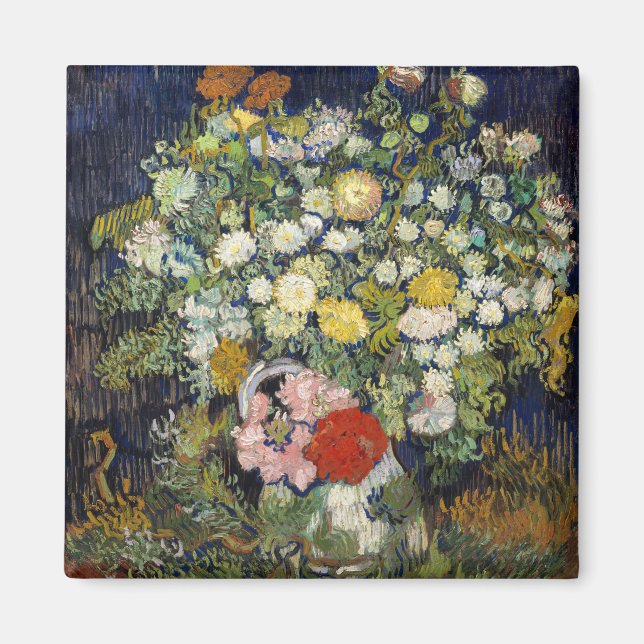 Imán Vincent van Gogh - Bouquet Flowers in a Vase (Frente)